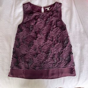 Halogen Sleeveless Lace Front Top - Size XS